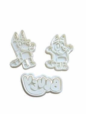 Bluey Cookie Cutter and Stamp Set 3D Printed